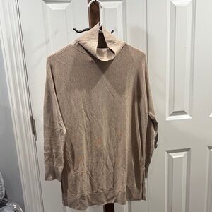 LOFT Petite Light Brown Knit Top